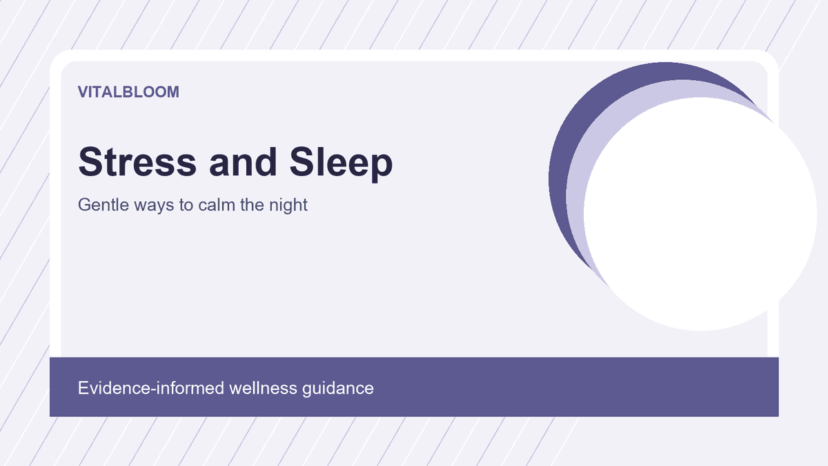 How Stress Affects Sleep and What You Can Do