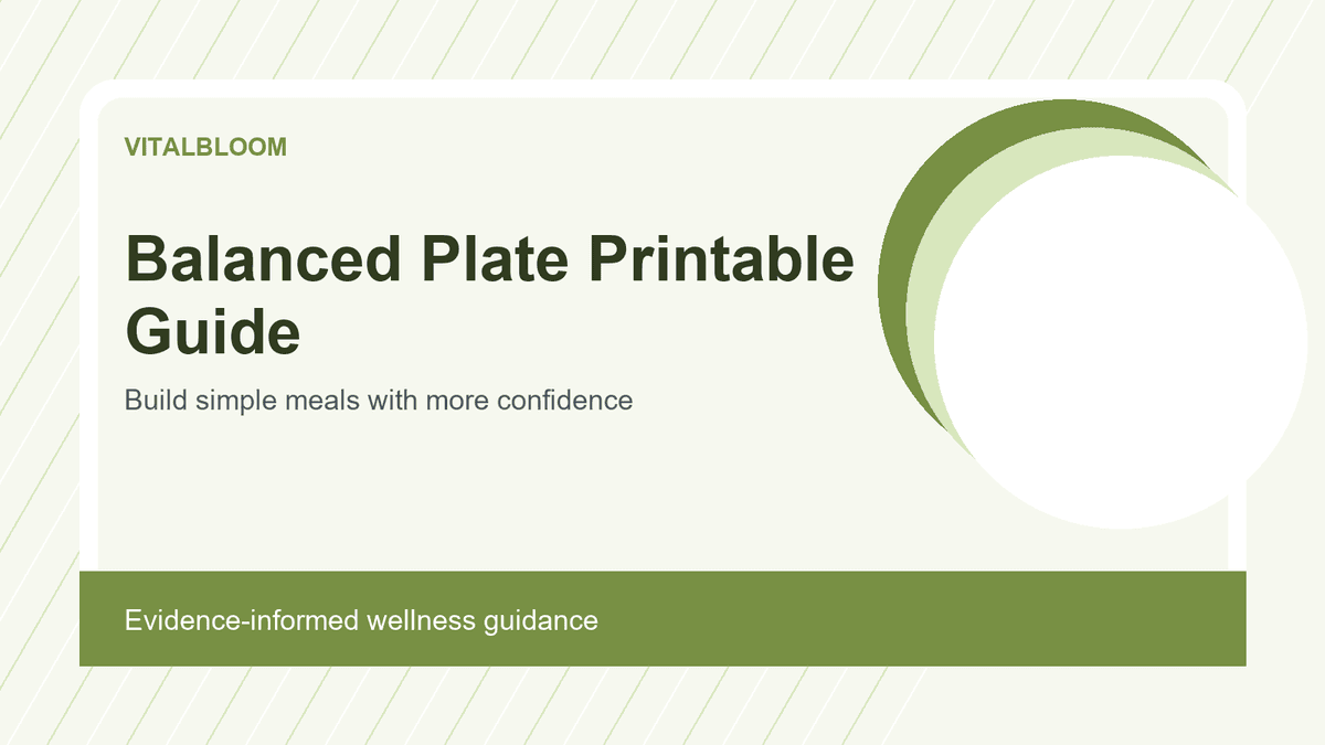 Balanced Plate Printable Guide