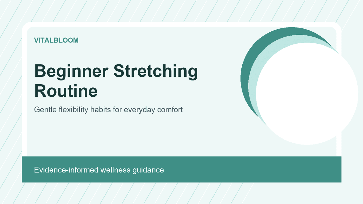 Beginner Stretching Routine for Everyday Comfort