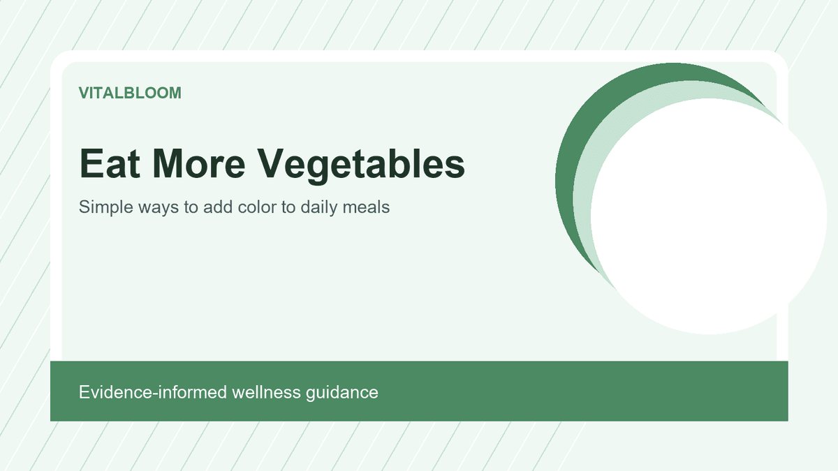 How to Eat More Vegetables Without Changing Everything